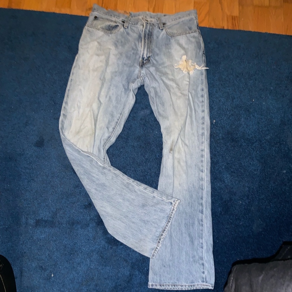 Light wash MENS JEANS